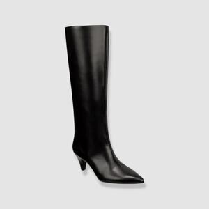 Alfani Women's Kaiaa Knee High Stovepipe Boots, Black Size 6.5M